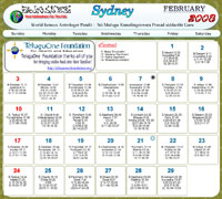 Sydney Telugu Calendar 2008