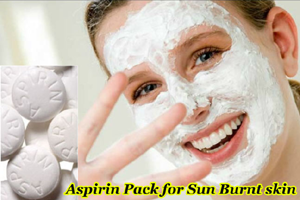 What are the benefits to an aspirin mask?