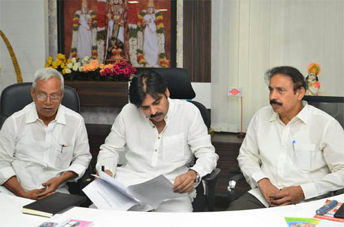 Image result for pawan and left party leaders