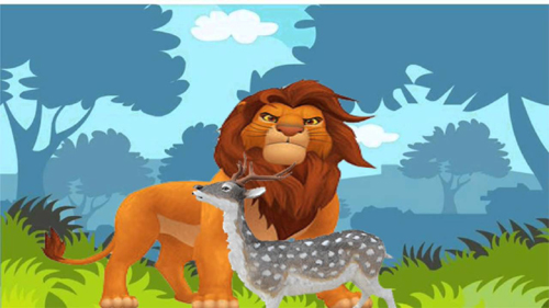 ?????????????????? ?????????????????????????????? ??????????????????! | Lion And Deer| Animal Stories| Lion Deer ...