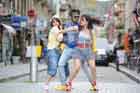 ram Kandireega USA, ram hansika Kandireega, Kandireega USA schedules, Kandireega movie 