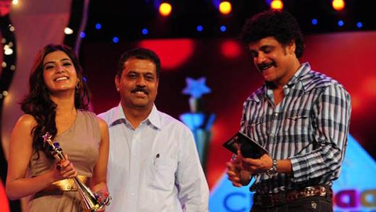 Best film Ye Maaya Chesave, best actor balakrishna, best director gautham menon, best actress kajal,  Cinemaa Awards 2011