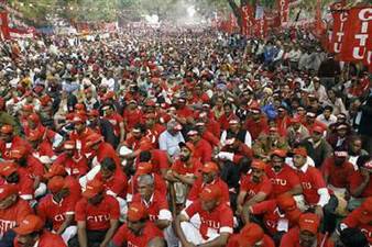 Trade Union Strike Hits Normal Life Across India