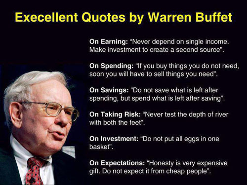 Execellent Quotes By Warren Buffet Warren Buffett Quotes