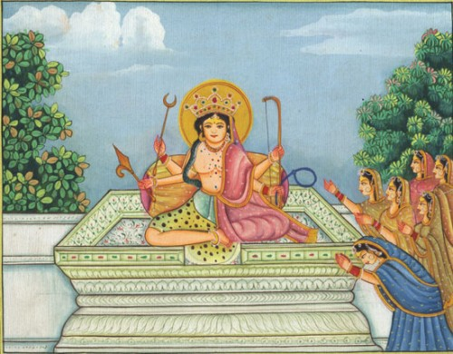 Information about goddess saubhagya kameswari devi stotram in telugu