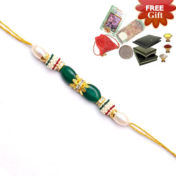 CZ Green Rakhis