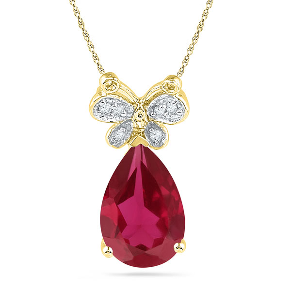 RUBYDROPDIAMONDPENDANT RUBYDROPDIAMONDPENDANTTHANKYOUFOR