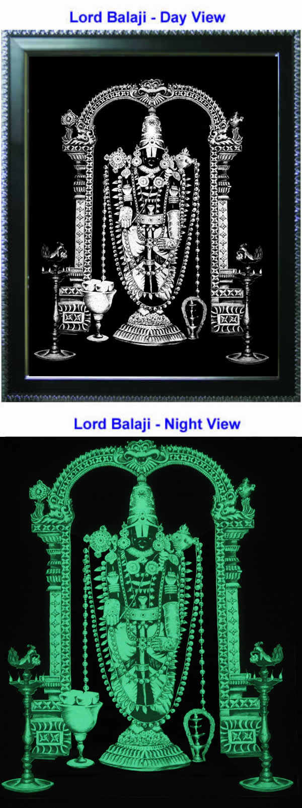 LordBalajiWhite&amp;BlackPainting LordBalajiWhite