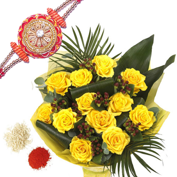 Rakhi- Rose Elegent 