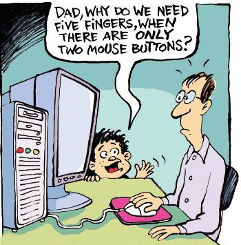 Why do we need five fingers | Images for Why do we need five fingers funny  IT cartoons | Best computer cartoons- funny computer cartoons | Funniest computer  jokes | funny computer pictures |