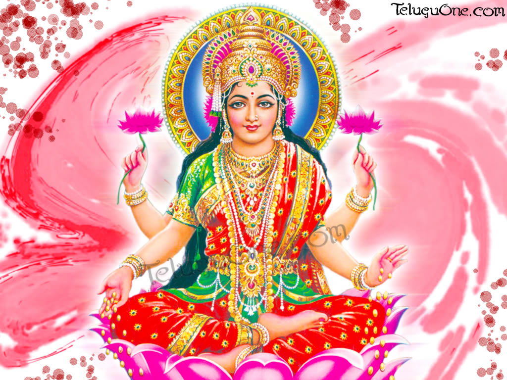 Zig Zag Goddess Dhana Lakshmi Devi Maa - Cornice Grande Per Foto Da