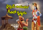 ధైర్యమే ఆయుధం ౼ గీతల...