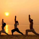 Fitness on the sandy...