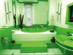 GREEN BATHROOM...