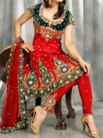 Indian bridal anarka...