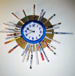 SUNBURST CLOCK...