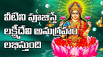 వీటిని పూజిస్తే లక్ష...
