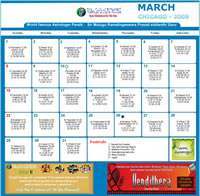 Chicago Telugu Calendar 2009