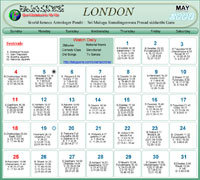 London Telugu Calendar 2008