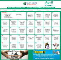 Sydney Telugu Calendar 2009