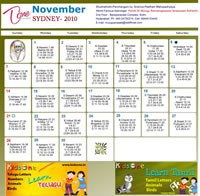 Sydney Telugu Calendar 2009