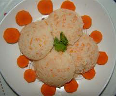Carrot Idli Recipe
