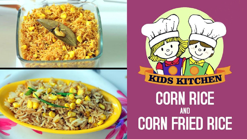 Corn Rice And Corn Fried Rice