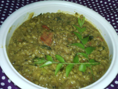 Whole Moong dal Curry