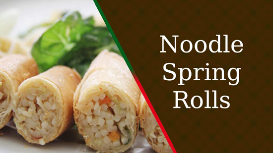 Noodle Spring Rolls