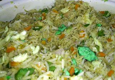 Capsicum Egg Fried Rice