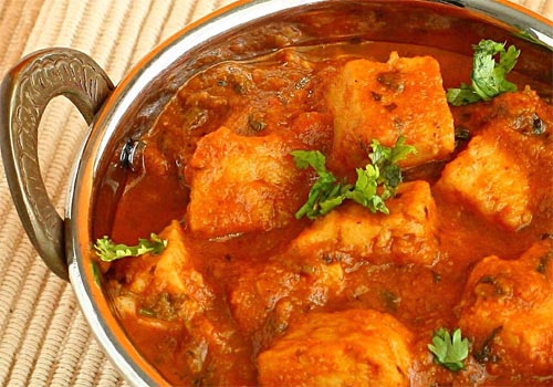 Paneer tomato gravy curry