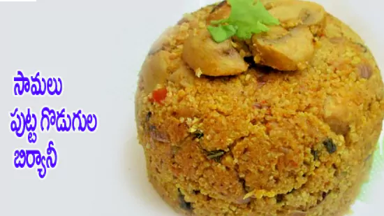 Little Millet - Samalu Puttagodugula Biryani