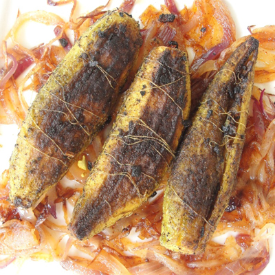 Bitter Gourd Fry With Onions Recipe