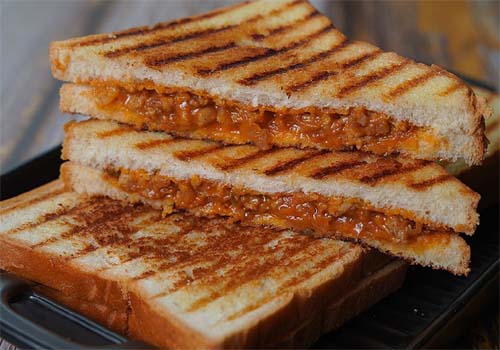 Keema Bread Sandwich