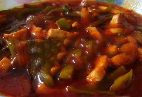 Capsicum Mushroom Curry