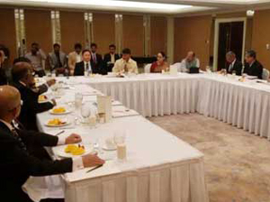 chandrababu singapore ceo meeting