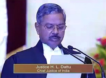 HL Dattu sworn in Chief Justice of India 