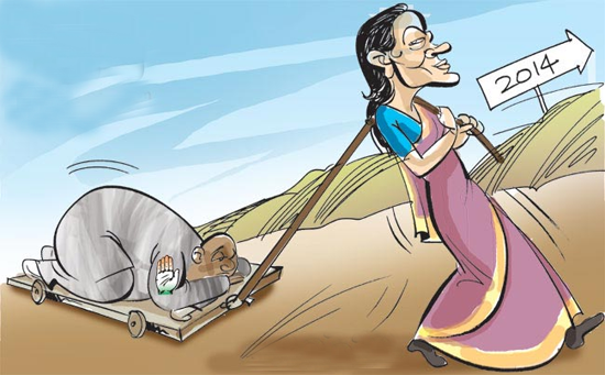 Sonia Gandhi Cartoon, Sonia Gandhi 2014 Elections Funny Images, very funny indian political cartoons