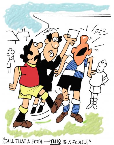 Personal Foul Cartoons and Comic Strips by TeluguOne Comedy