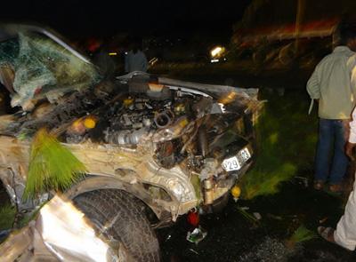 car accident nandamuri janakiram death