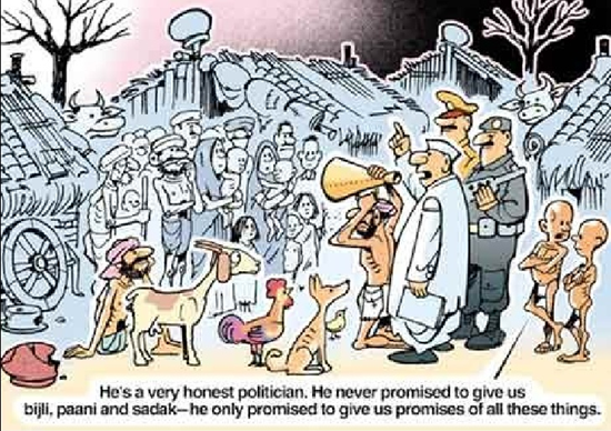 Promises | funny indian politics elections promises | Political Election  Promises funny Cartoon Image | Funny Image Indian Politician Elections  Promises