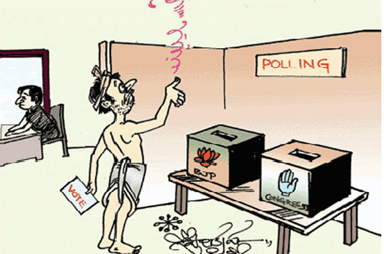 fun humorous jokes and voting cartoons funny politics and voting pictures by teluguone comedy