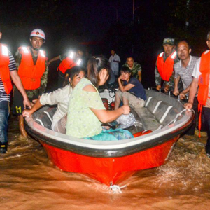 China floods 19 killed thousands evacuated due to heavy rains floods