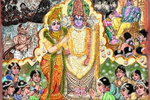 provides Tiruppavai Devotional magzine part 5, importance of tiruppavai, tiruppavai in telugu with pictures, tiruppavai illustrations and manjulasri, tiruppavai puja process, tiruppavai telugu text