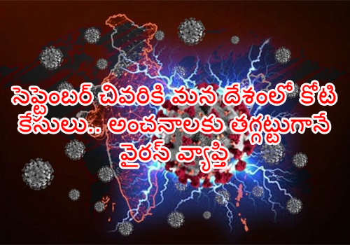 India to have 1 crore corona cases by september