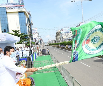 cm jagan inaugurated 1088 new Ambulance services