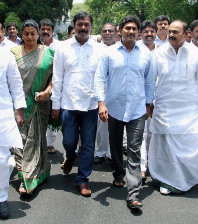 YCP MLAs Travelling
