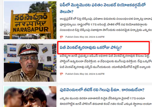 posting to ab venkateswara rao