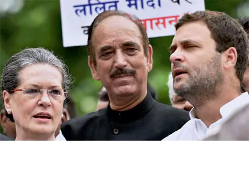 gulam nabi azad words create heat in cong party