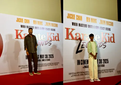 Ajay Devgn unveils Karate Kid Legends Hindi Trailer